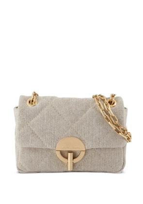 Vanessa Bruno linen quilted shoulder bag - Neutrals