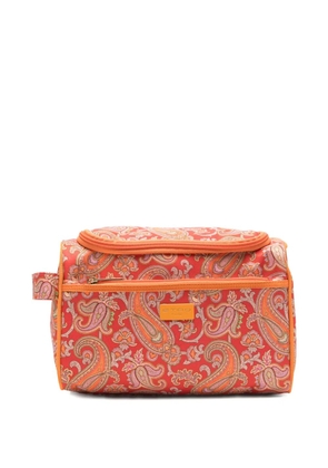 ETRO paisley-print beauty case - Red