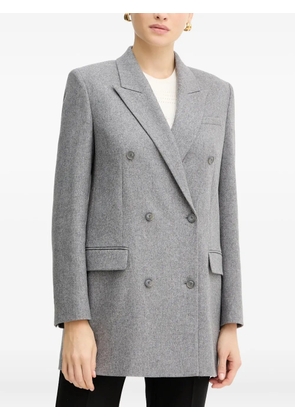 BOSS Jukana double-breasted blazer - Grey