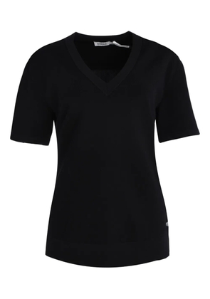 Simkhai pleated V-neck blouses - Black