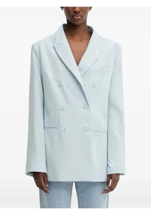 Fiorucci double-breasted embroidered blazer - Blue