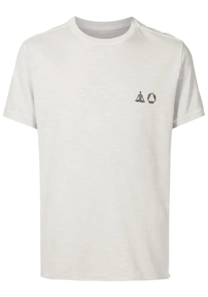 Osklen logo-print cotton T-shirt - Neutrals