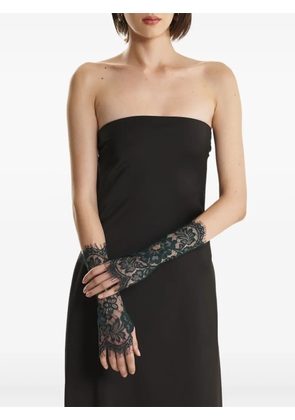 2310 STUDIO lace-trimmed gloves - Green