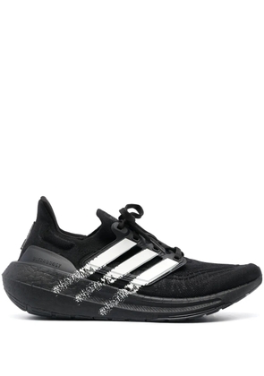 Y-3 striped lace-up sneakers - Black