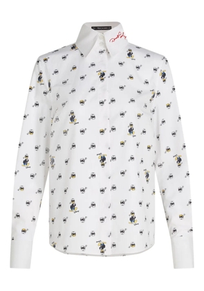 Karl Lagerfeld x Disney all-over graphic-print shirt - White