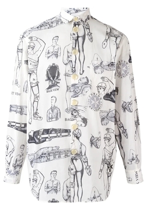 Jean Paul Gaultier Pre-Owned First Aid printed shirt - White