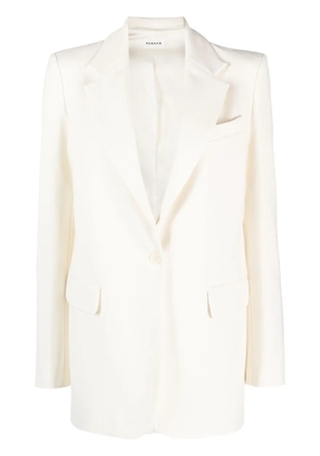 P.A.R.O.S.H. long-sleeve single-breasted blazer - White