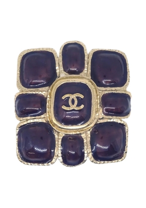 CHANEL Pre-Owned 2008 CC brooch - Gold