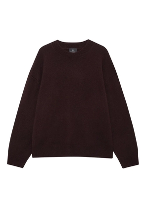 ANINE BING crew-neck sweater - BWN34 DARK BROWN