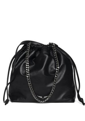 Zadig&Voltaire chain-handle drawstring bag - Black