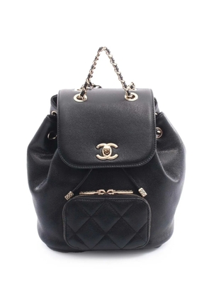 CHANEL Pre-Owned 2021-2025 Mini Business Affinity Caviar backpack - Black