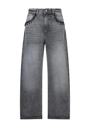 LIU JO crystal-embellishment jeans - Black