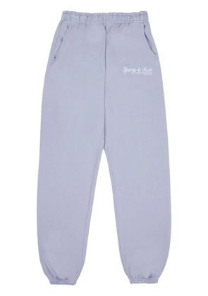 Sporty & Rich French cotton track pants - Grey