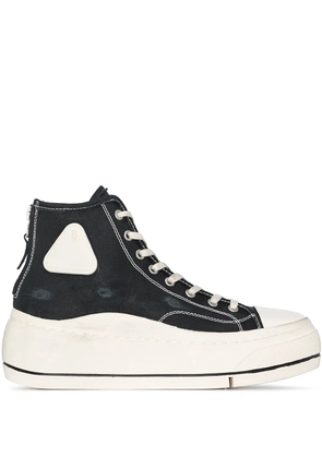 R13 flatform high-top sneakers - Black