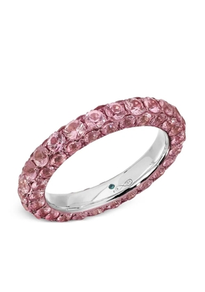 graziela 18K white gold sapphire ring - Silver