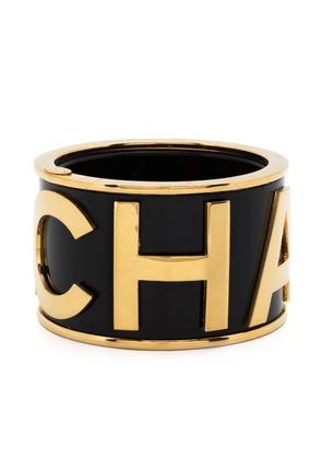 CHANEL Pre-Owned 1984-1990 logo bangle bracelet - Gold
