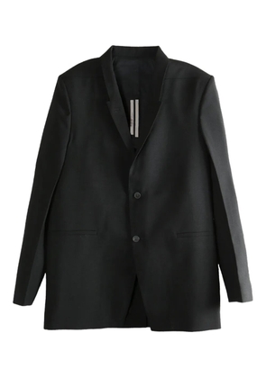 Rick Owens three-button back-strap jacket - Black