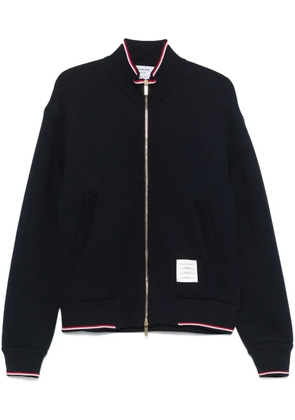 Thom Browne Loopback Oversized RWB-stripe jacket - Blue
