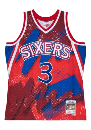 Mitchell & Ness x NBA 76ers 1996 Allen Iverson Hyper Hoops Swingman tank top - Red