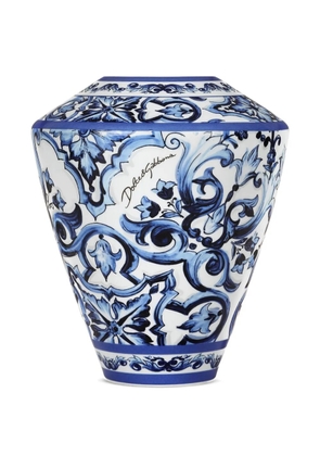 Dolce & Gabbana small amphora Maiolica vase (20.5cm) - Blue
