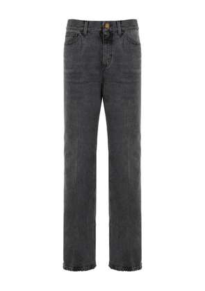 Seafarer faded straight-leg jeans - Black