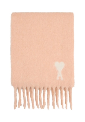 AMI Paris Off Ami De Coeur scarf - Pink