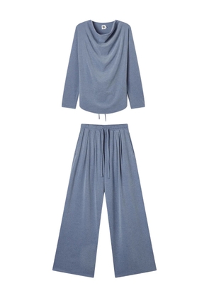 b+ab tie-waist trousers and top set - Blue