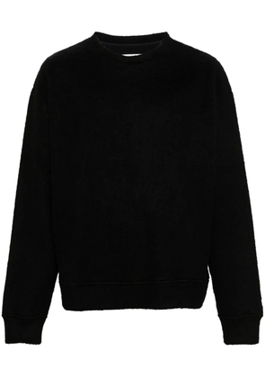 Jil Sander crew-neck brushed jumper - Black