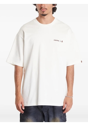 A BATHING APE® water-print logo T-shirt - Beige