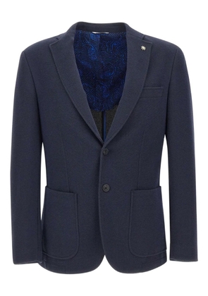 Manuel Ritz single-breasted blazer - Blue