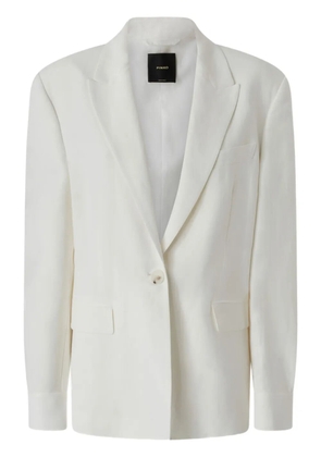 PINKO cut-out rear blazer - White