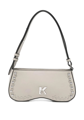 Karl Lagerfeld Jeans studded shoulder bag - Neutrals