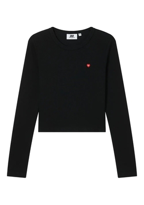 CHOCOOLATE ribbed T-shirt - Black