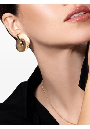 VHERNIER 18K rose gold Disc earrings - Pink