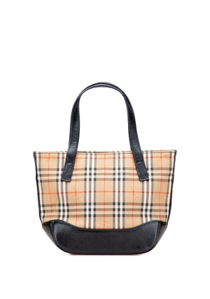 Burberry Pre-Owned 2000-2017 Haymarket Check Canvas handbag - Brown