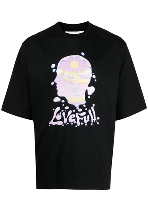 GmbH graphic-print crew-neck T-shirt - Black