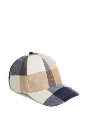 Woolrich checked-pattern baseball cap - Neutrals
