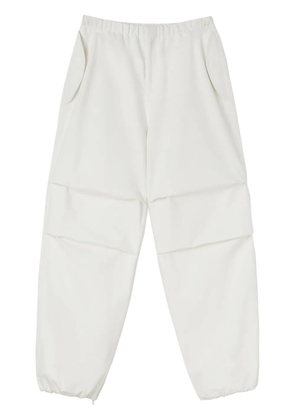 Jil Sander tapered cotton trousers - White