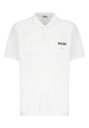 Moschino three-button logo polo shirt - White