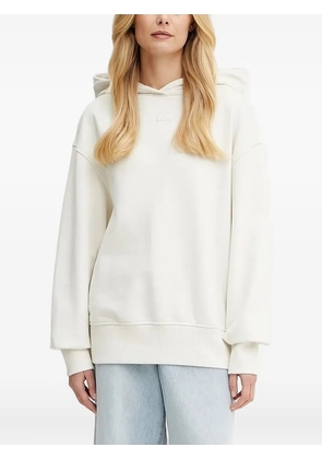 BOSS logo-detail hoodie - White