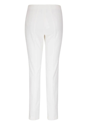 Akris exposed-seam slim-cut trousers - White
