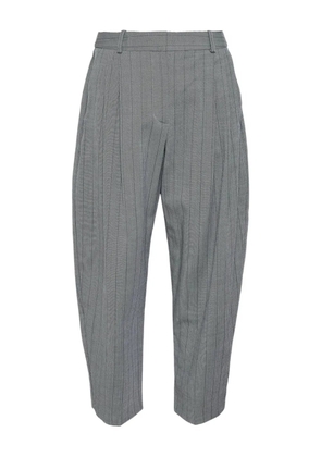 Stella McCartney pinstripe pleated trousers - Grey