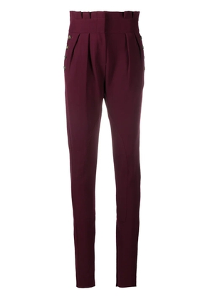 Christian Dior Pre-Owned 2000s slim-fit trousers - Red