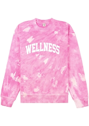 Sporty & Rich Wellness tie-dye sweatshirt - Pink