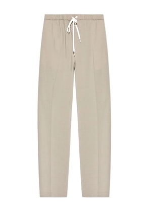 MM6 Maison Margiela drawstring-waist trousers - Neutrals