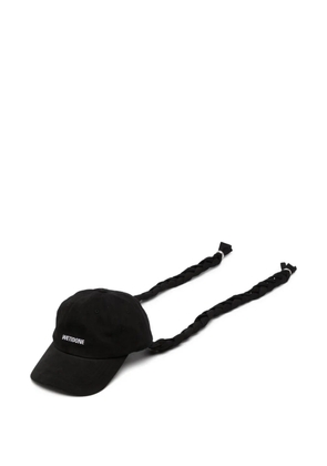 We11done logo-embroidered cap - Black