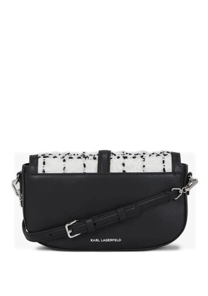 Karl Lagerfeld K/Autograph bouclé shoulder bag - White