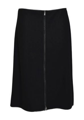 Jil Sander zip midi skirt - Black