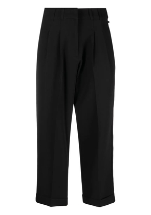DKNY high-waist tapered trousers - Black
