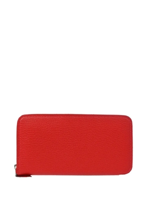 Hermès Pre-Owned 2013 Azap Taurillon Clemence zip-around wallet - Red